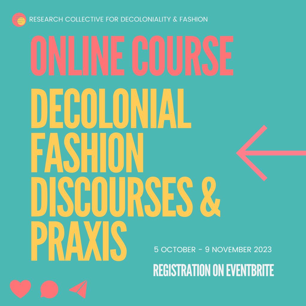 Online Course ‘Decoloniality & Fashion’